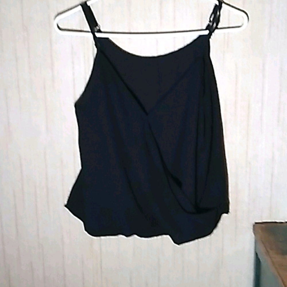 Black tank top